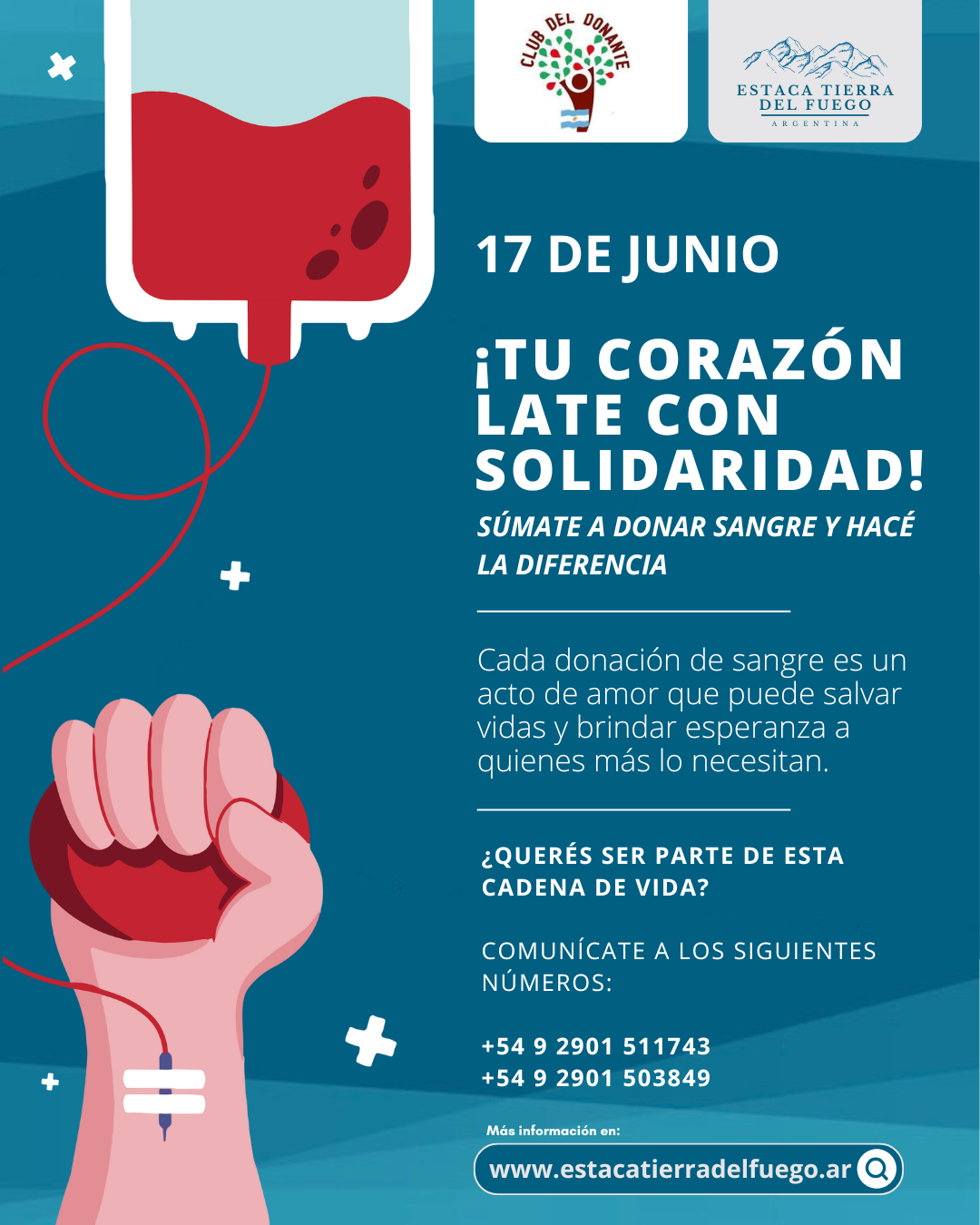 ¡Tu Corazón Late con Solidaridad! Súmate a Donar Sangre y Hacé la Diferencia